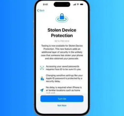 达州苹果授权维修店分享被盗设备保护功能开启方法 