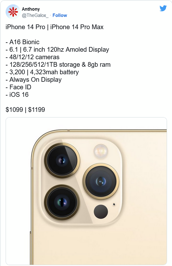 达州苹果14维修分享iPhone 14全系涨价 