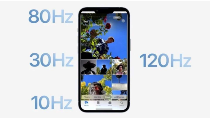 达州苹果14维修分享iPhone 14有高刷吗 