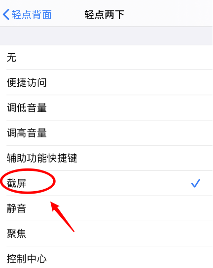达州苹果手机维修分享iPhone12如何启用双击截屏 